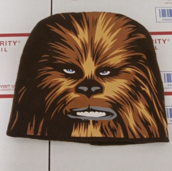 Star Wars Adult One Size Chewbacca Beenie Full Face Design NwoT - Picture 5 of 6